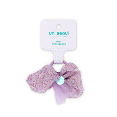 Korean Style Lilac Love Hair Tie