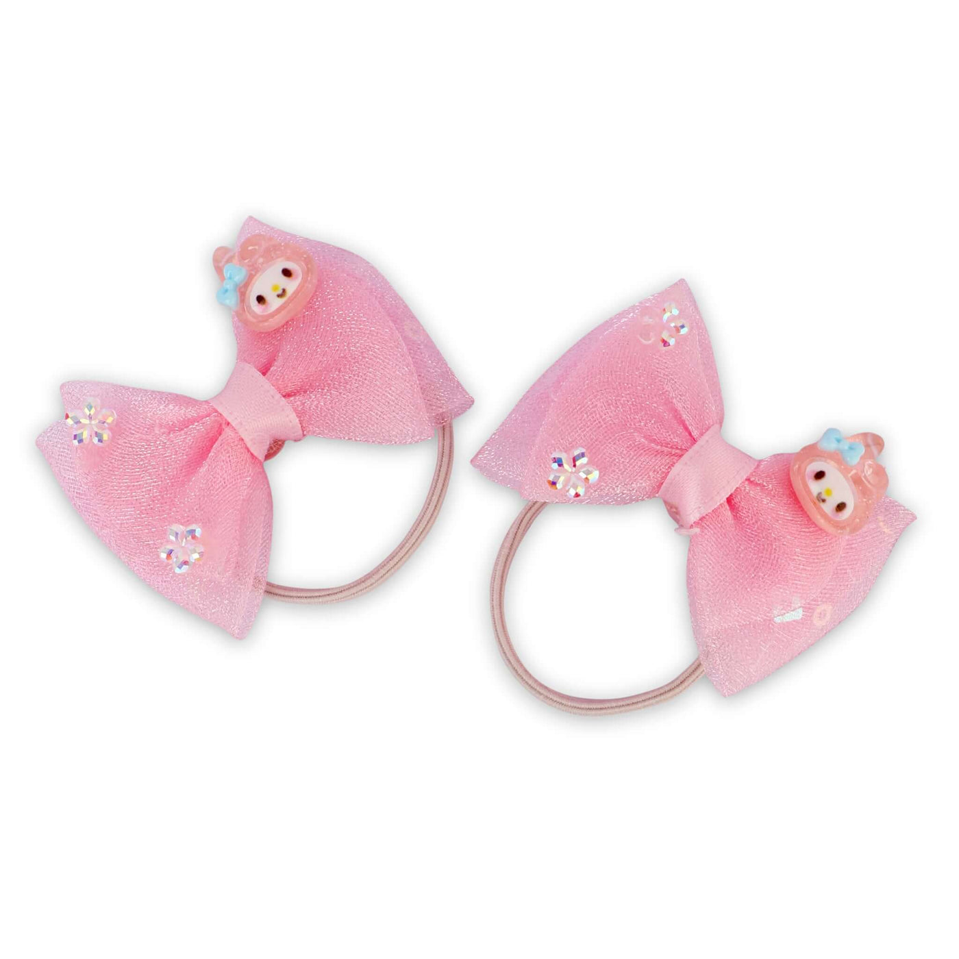 Korean Style Bow Hair Ties - Set of 2