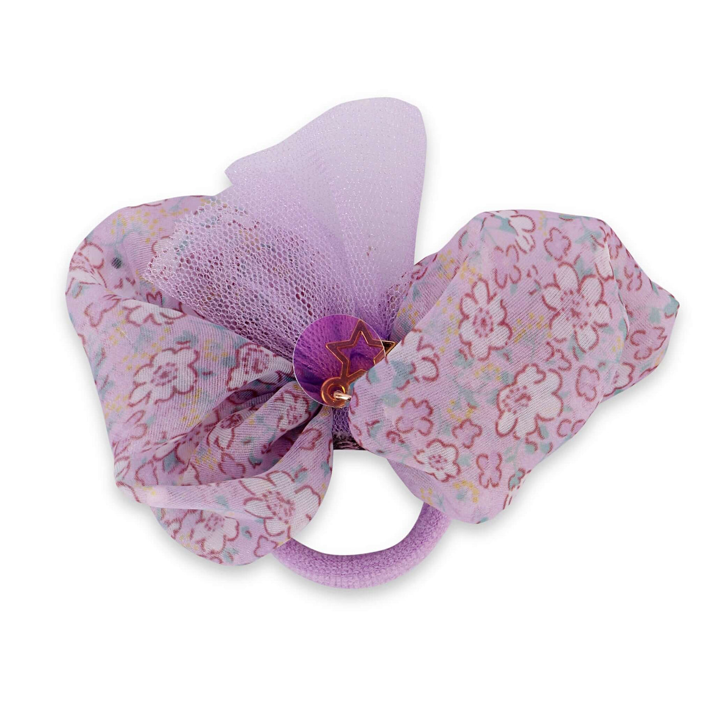 Korean Style Lilac Love Hair Tie