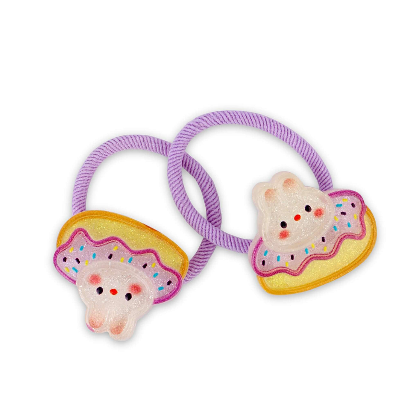 Korean Style Bunny Hair Ties - Set of 2