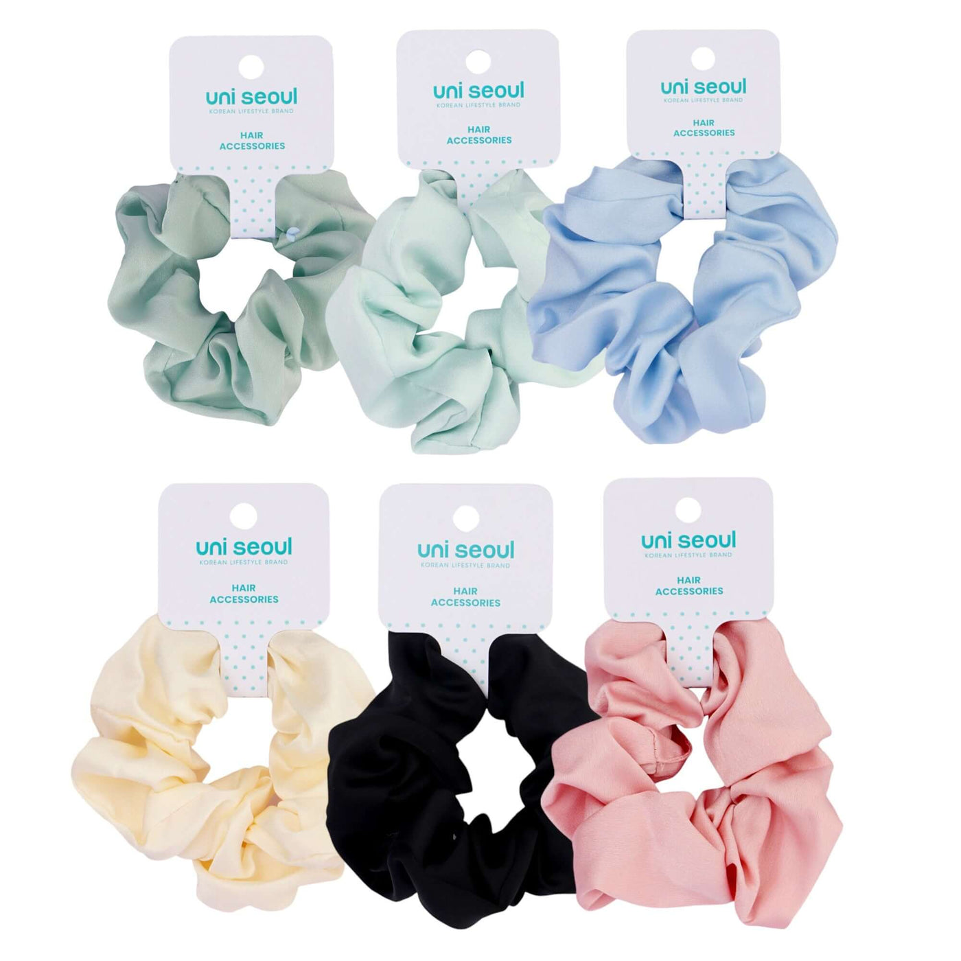 Korean Style Midnight Silk Scrunchie