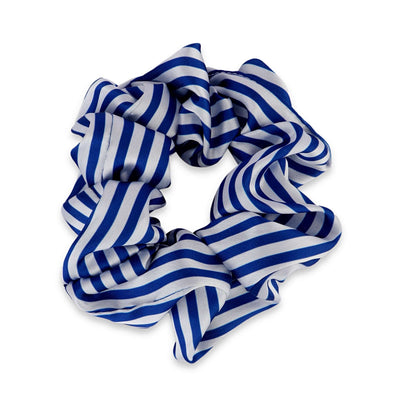 Korean Style Striped Scrunchie