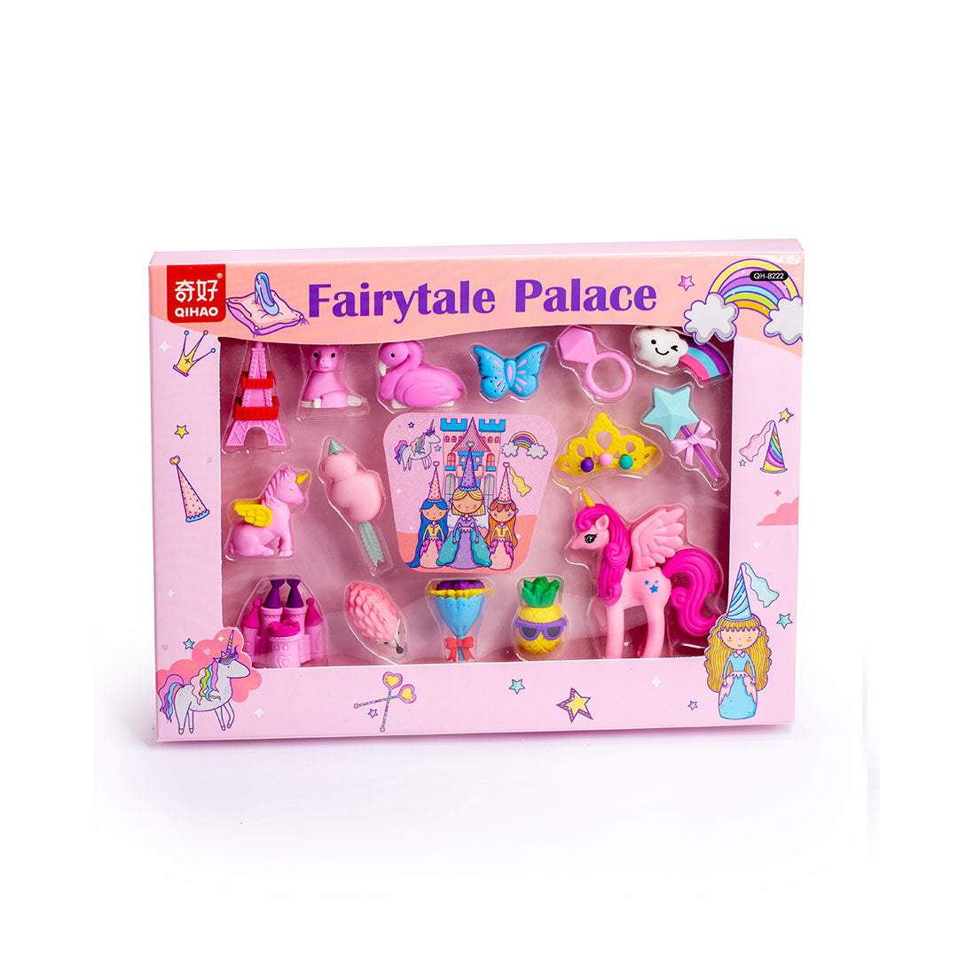 Fairytale Unicorn Theme Eraser Set