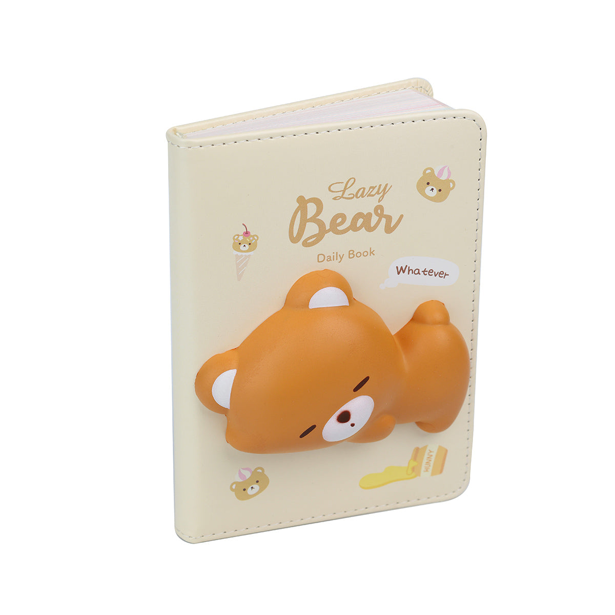 Cute 3D Bear Mini Squishy Notebook