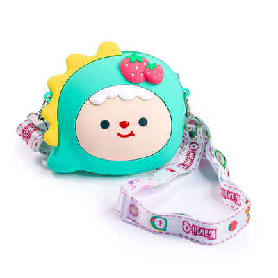 Cute Dino Sling Bag Combo Set (Slign Bag, Key Ring, Comb and A Mirror)