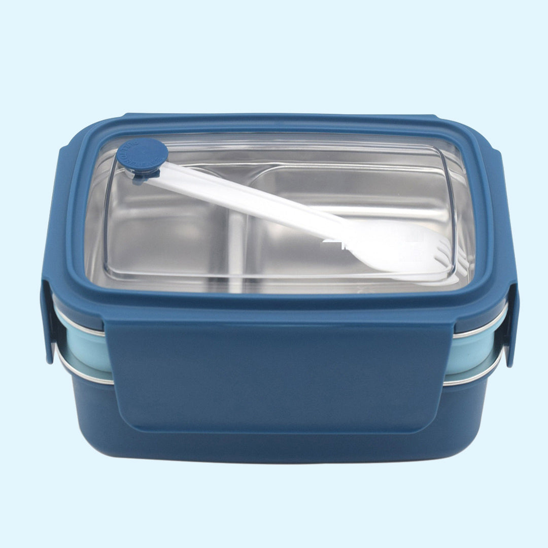 Insulated 2 Layer Stainless Steel Lunch Box