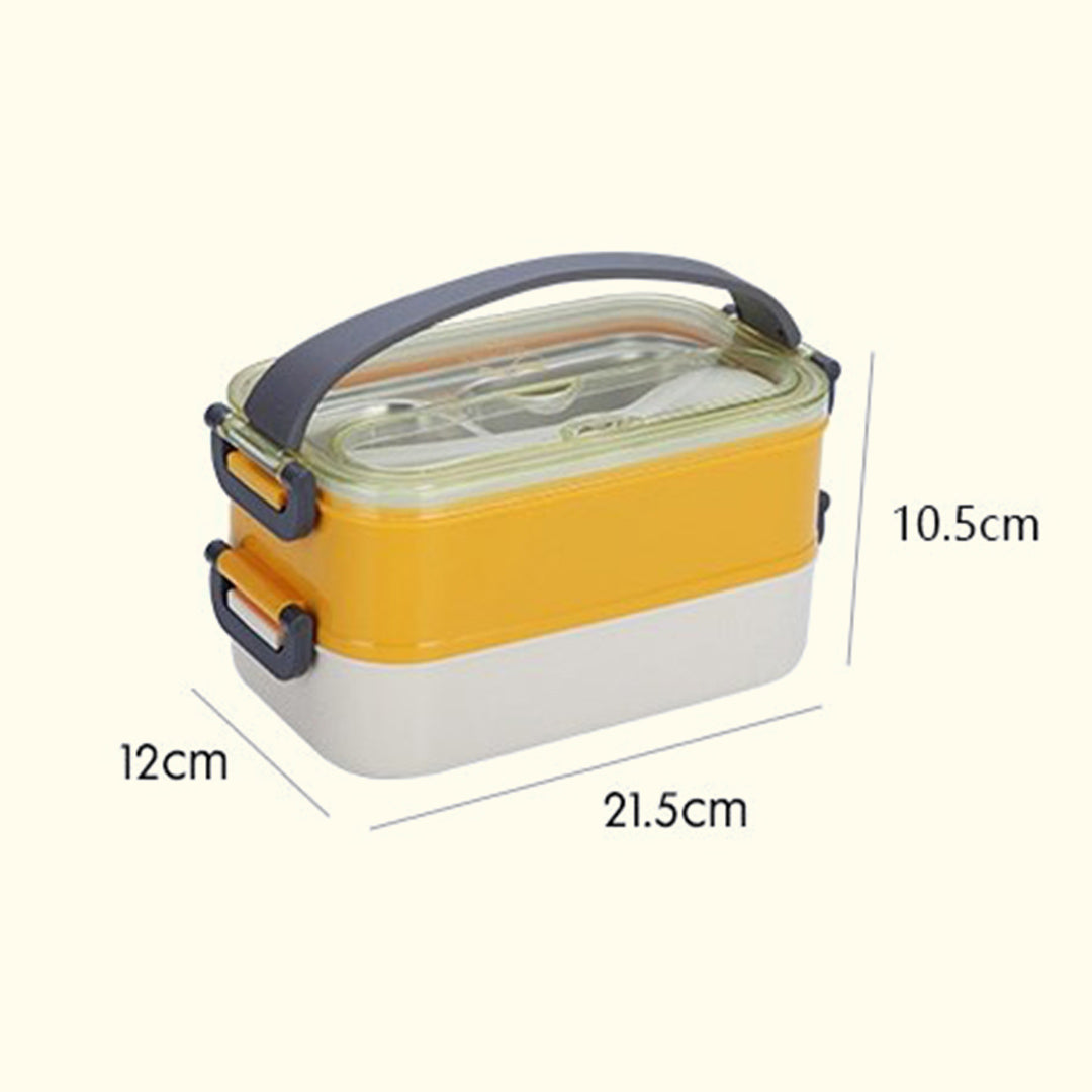 Double Decker Insulated Stainless Steel Lunch Box