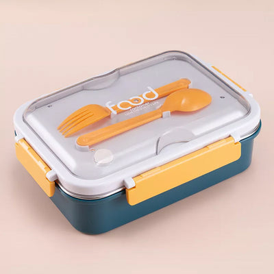 Stainless Steel 2-Tier Bento Box, Leak-Proof