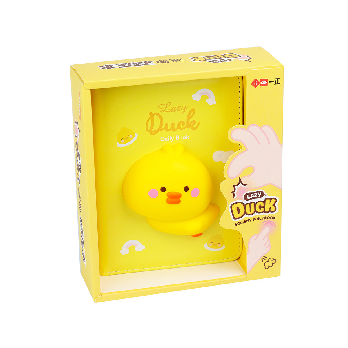 Cute 3D Duck Mini Squishy Notebook