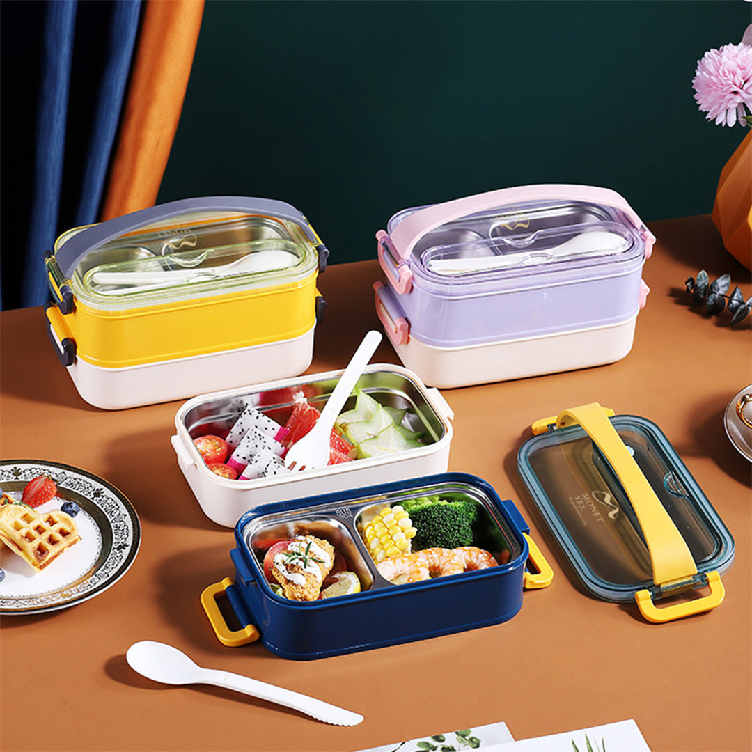 Double Decker Insulated Stainless Steel Lunch Box