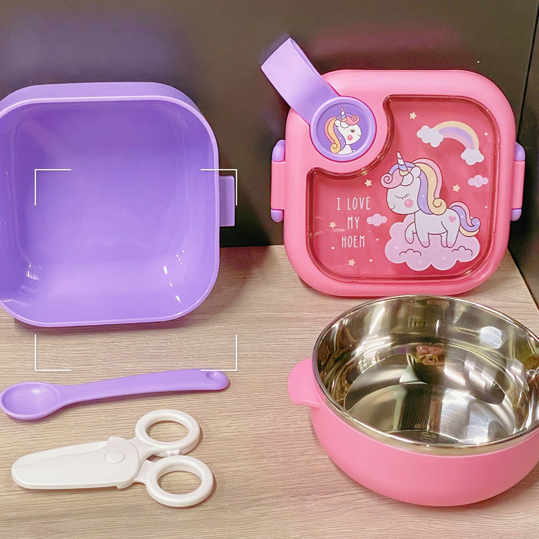 Baby Food Box with Spoon & Scissor - 750ml