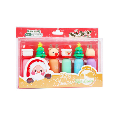 Super Cute Christmas Highlighters - A pack of 6