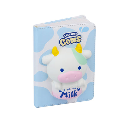Cute 3D Big Squishy Notebook - Cow