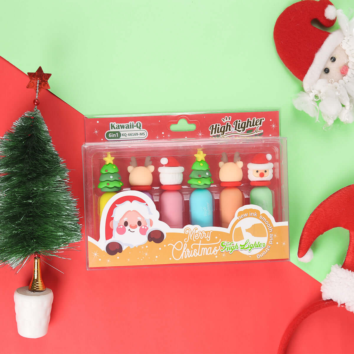 Super Cute Christmas Highlighters - A pack of 6