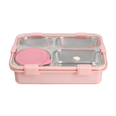 Korean Bento Box 4 Grid with Soup Bowl, LP2