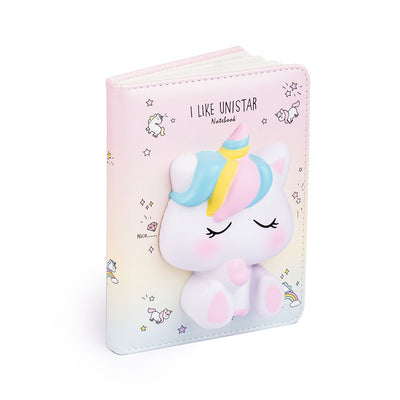 Unicorn 3D Squishy Notebook