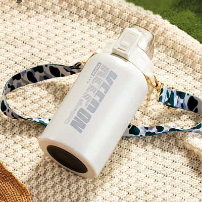 Double Wall Insulated Stainless Steel Bottle | 1000ml White
