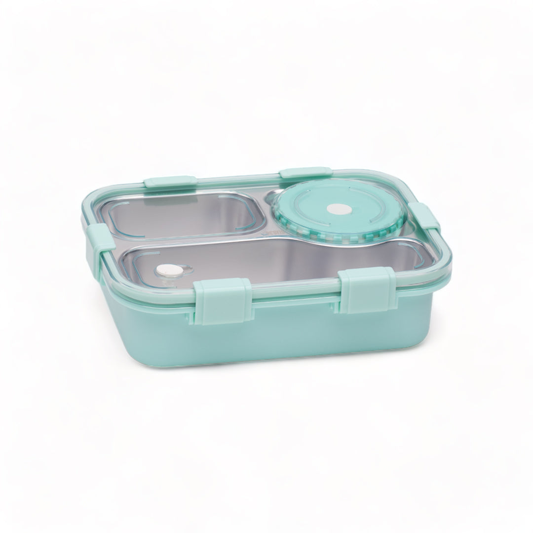 Korean Bento Box 3 Grid with Soup Bowl, LP3