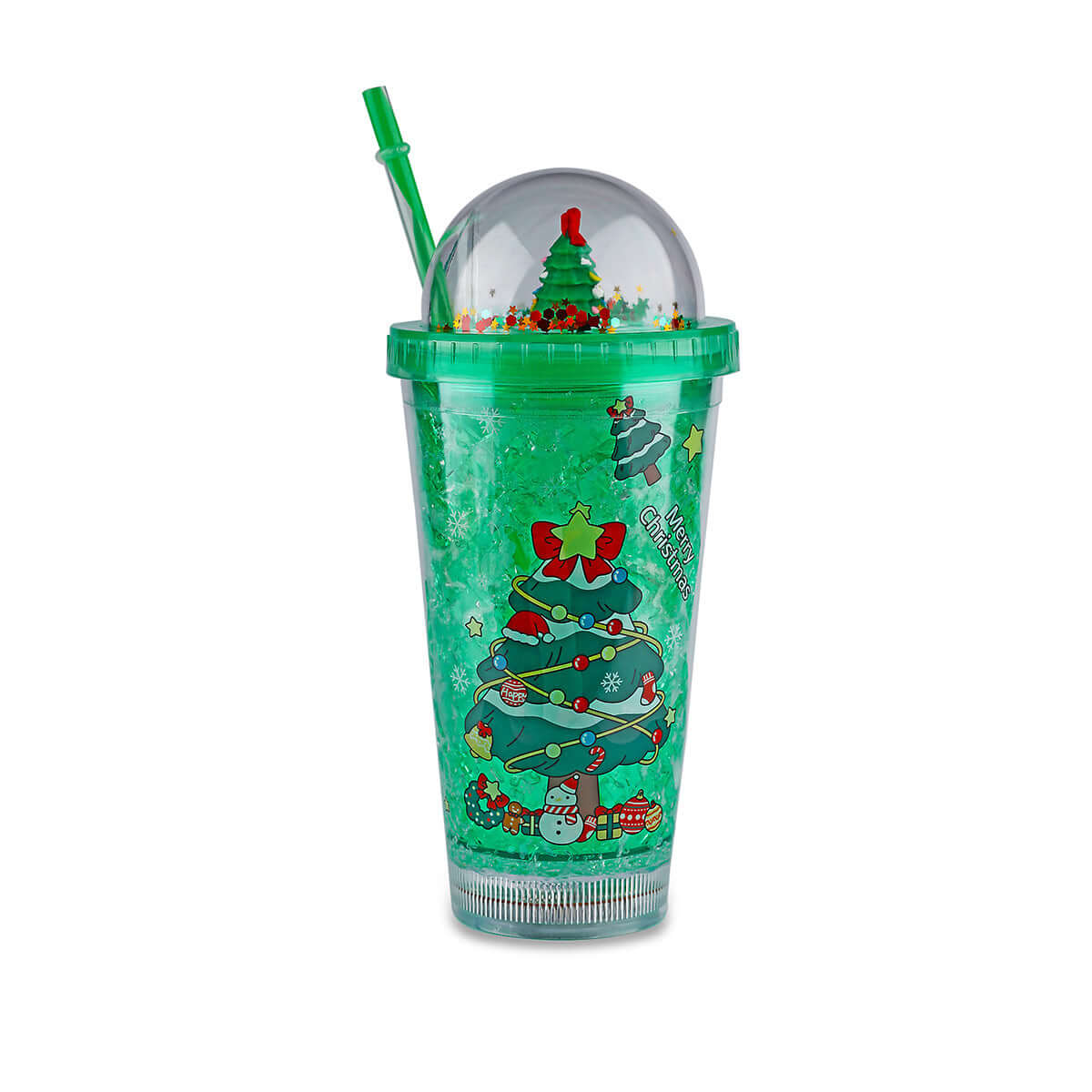 Festive Glow Christmas Light Up Tumbler