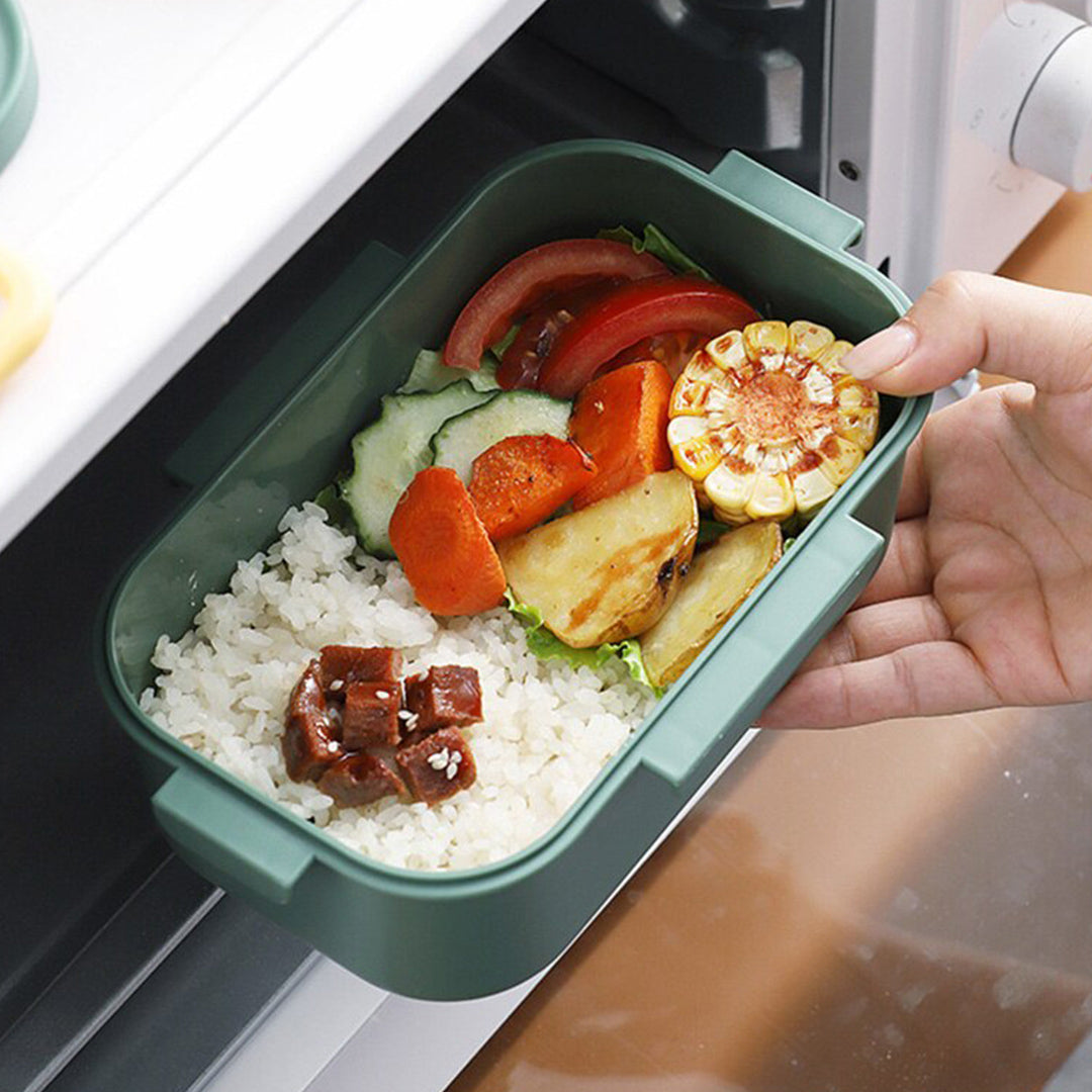 Double Layer PP Leak-Proof Lunch Box