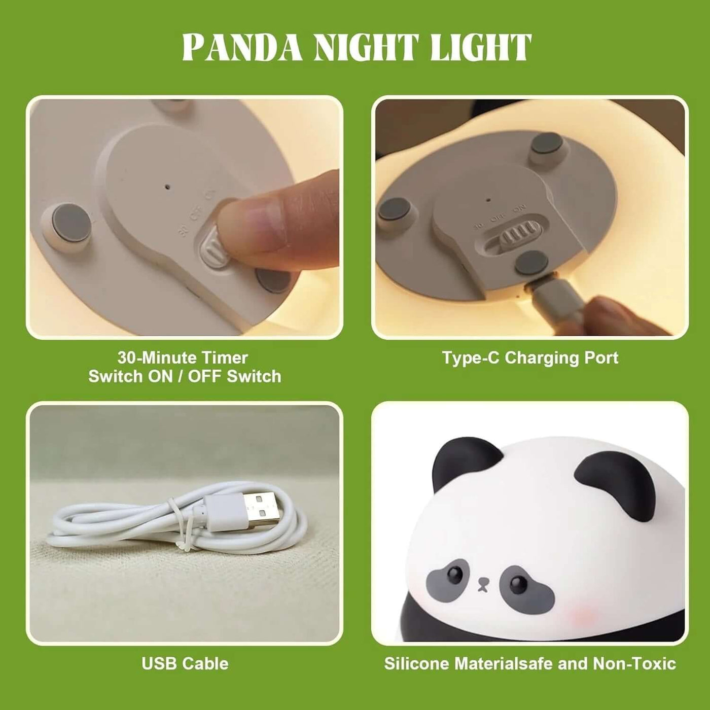 Panda Night Silicon Lamp