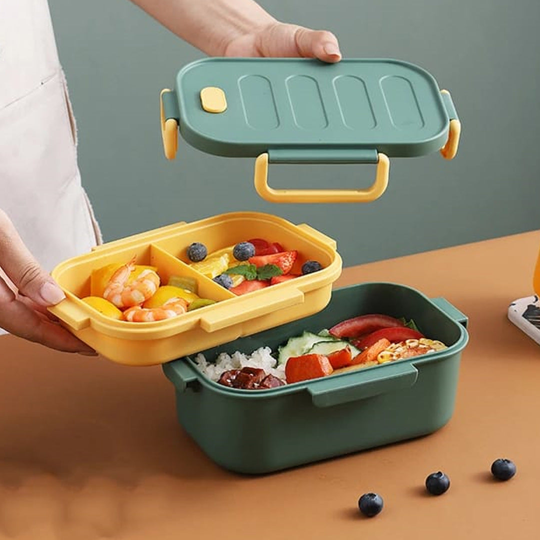 Double Layer PP Leak-Proof Lunch Box