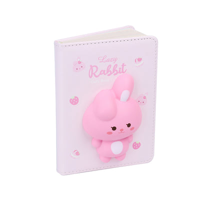 Cute 3D Rabbit Mini Squishy Notebook
