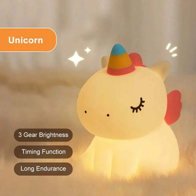 Unicorn Night Silicon Lamp