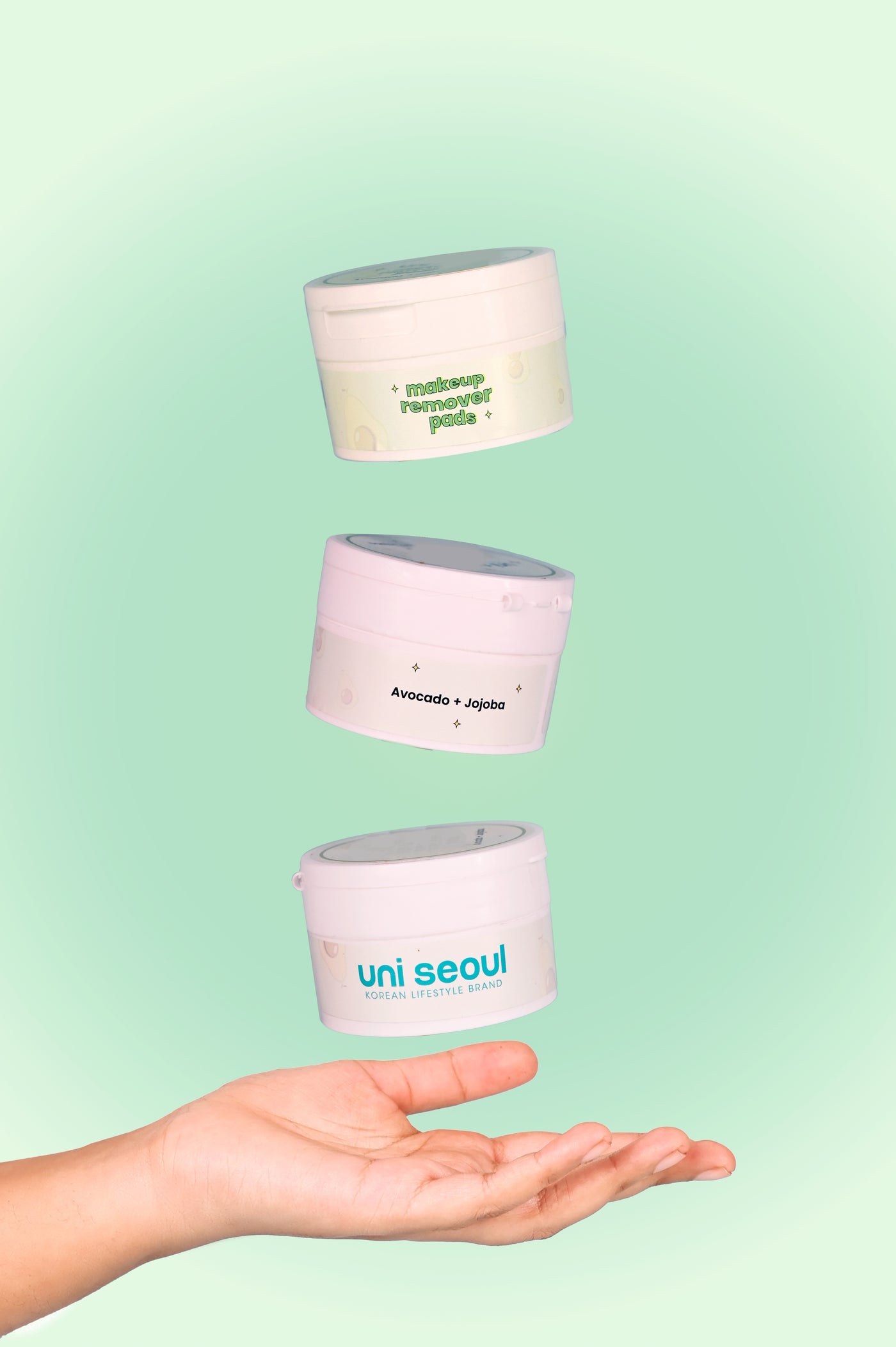 Uni Seoul Makeup Remover Pads - Avocado + Jojoba