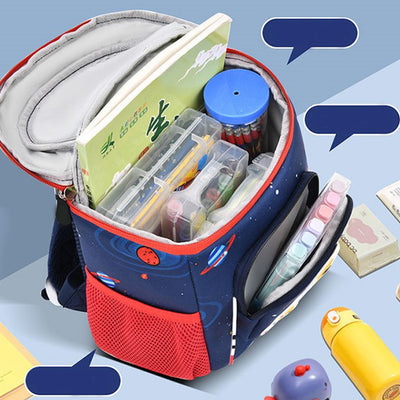 3D Rocket Kindergarten Backpack