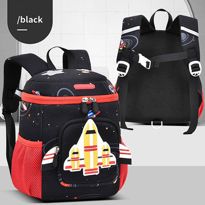 3D Rocket Kindergarten Backpack