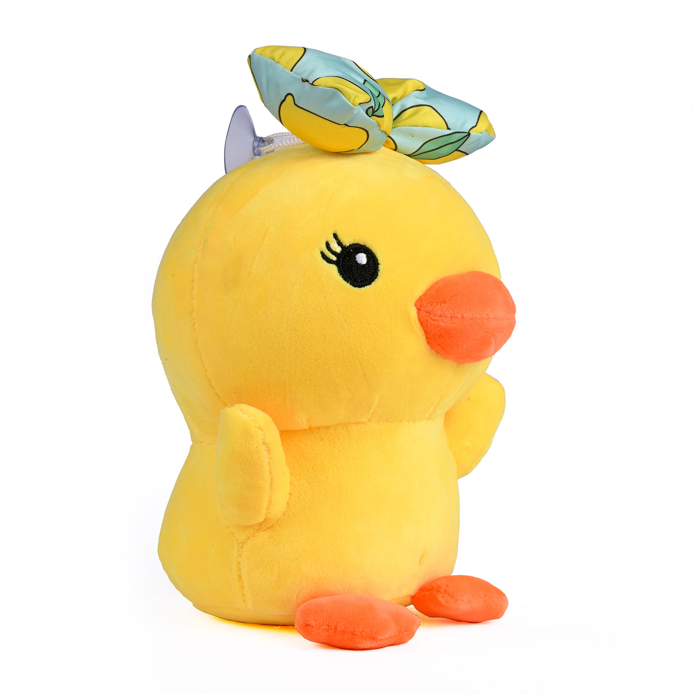 Baby Duck Plush Toy with Bow, 25 CM