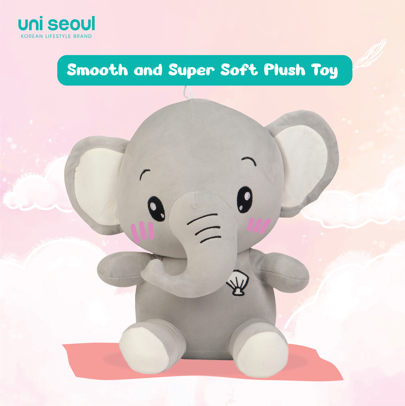 Cute Elephant medium Plush Toy