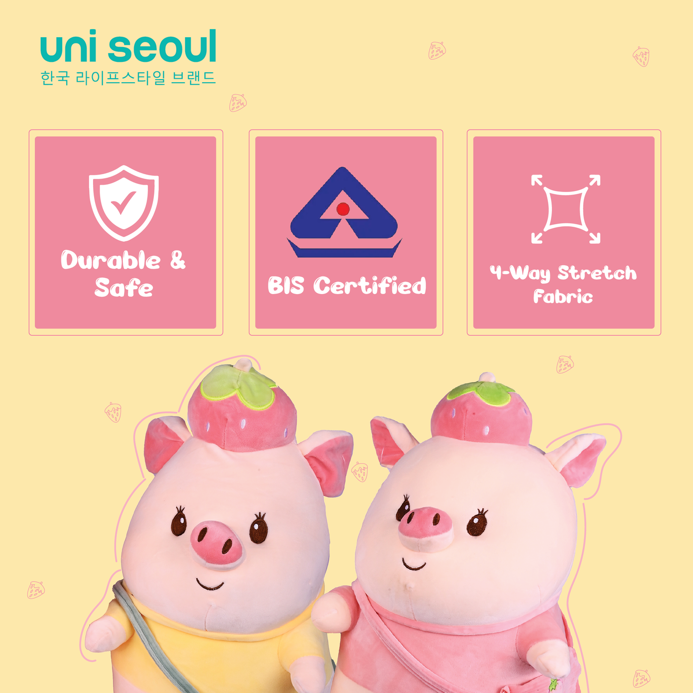 Cute Piglet Plush Toy