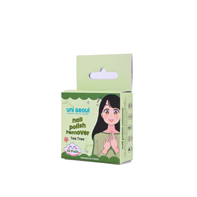 Uni Seoul Nail Polish Remover Pads - Tea Tree