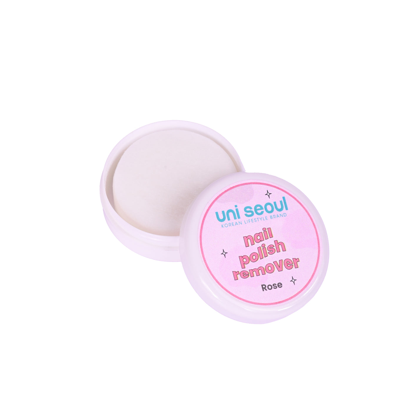 Uni Seoul Nail Polish Remover Pads - Rose