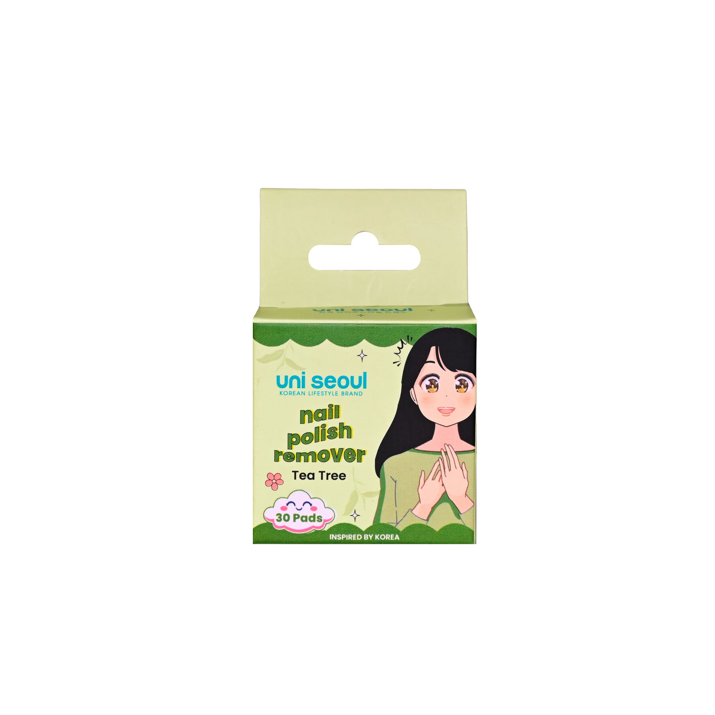 Uni Seoul Nail Polish Remover Pads - Tea Tree