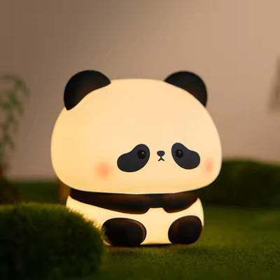 Big-Head Silicon Panda Night Lamp