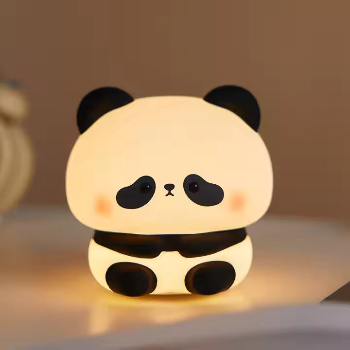 Big-Head Silicon Panda Night Lamp