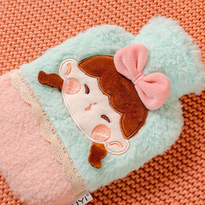 Hot Water Bag with Cute Girl Soft Cover