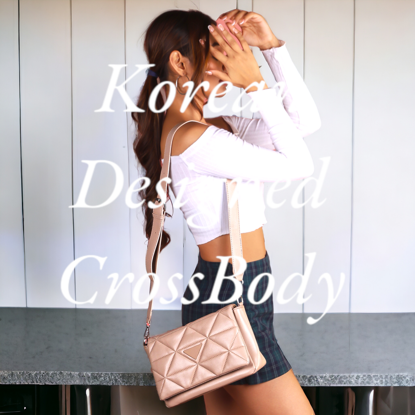 K-Fashion Urban Chic Crossbody Bag