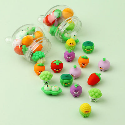 Fruit Shape Eraser Set