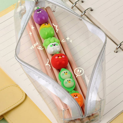 Fruit Shape Eraser Set