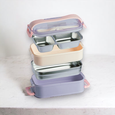 Double Decker Insulated Stainless Steel Lunch Box