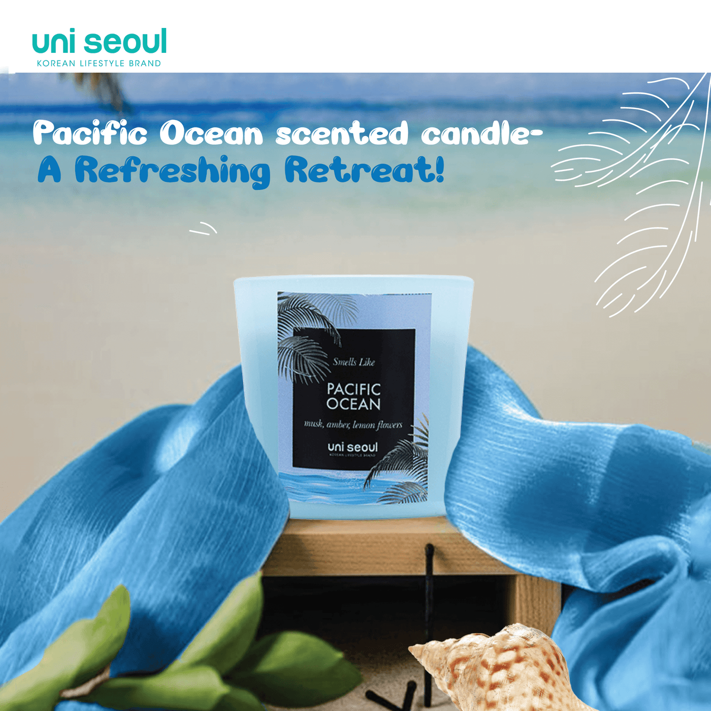 Pacific Ocean Scented Candle