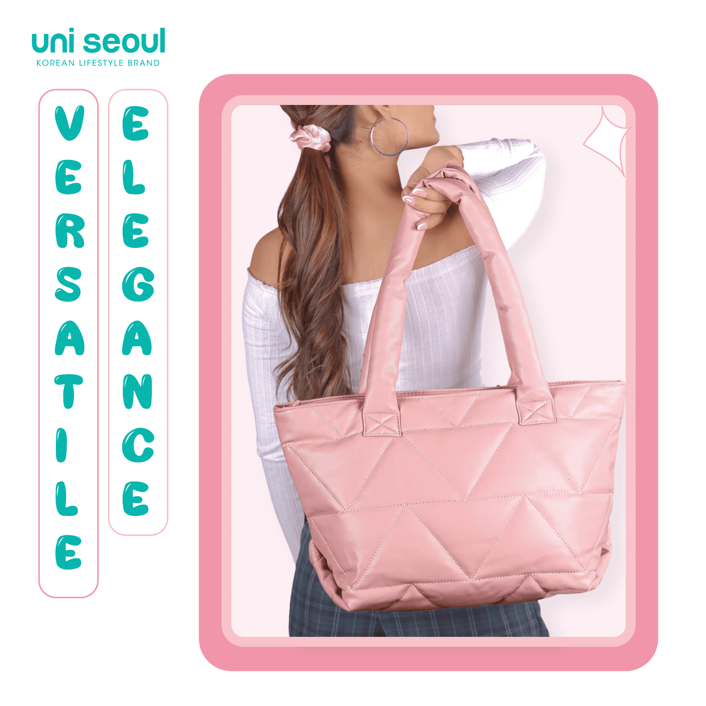 Padded Soft PU Leather Tote Bag