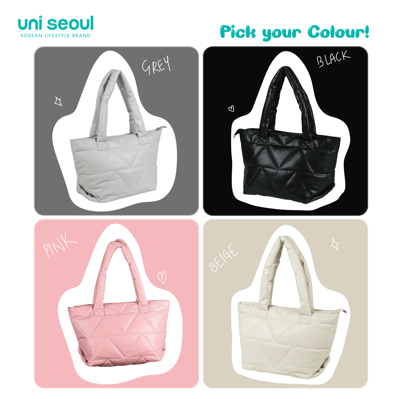 Padded Soft PU Leather Tote Bag