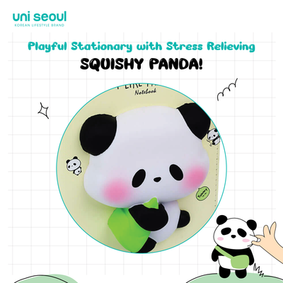 Cute 3D Big Squishy Notebook - Panda