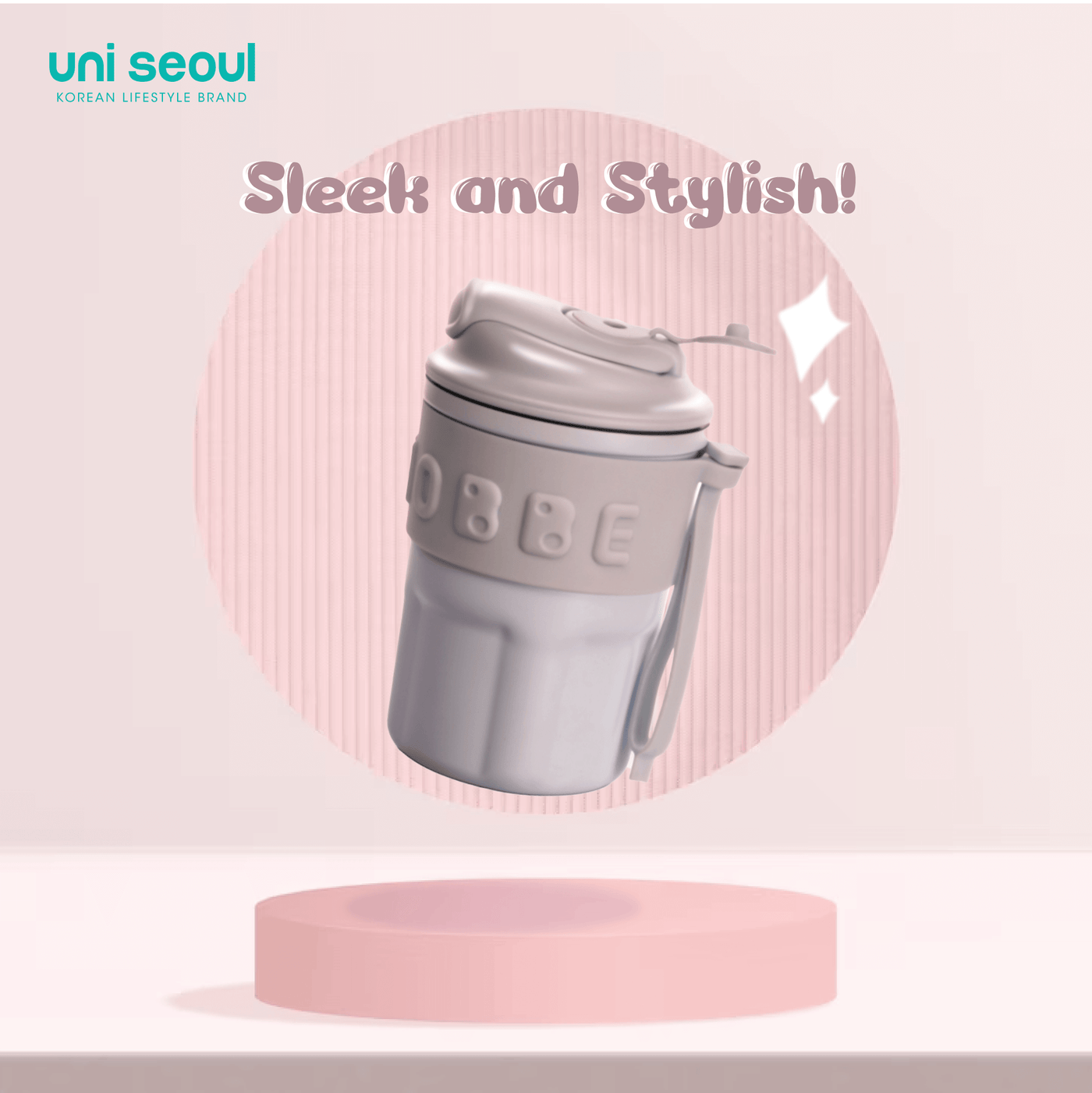 Stylish Stainless Steel Insulated Coffee Mug I 450 ml