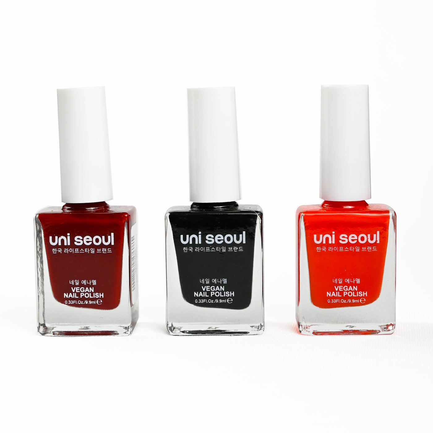 Uni Seoul Midnight Magic Trio Nail Enamel Set